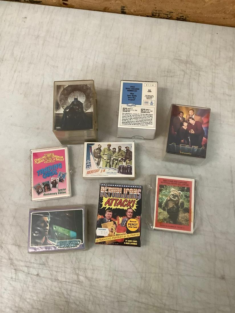 Lot of Assorted Trading Cards Batman, Star Wars and More: Lot of Assorted Trading Cards Batman, Star Wars and More