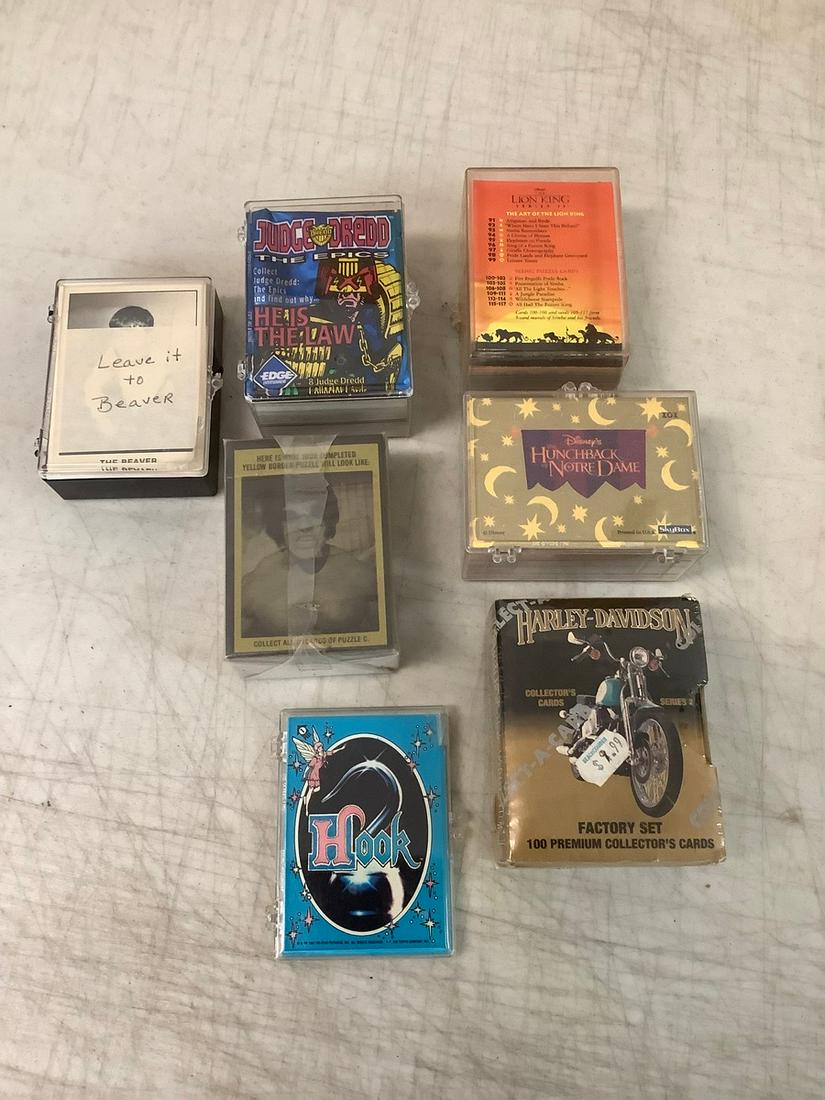 Lot of Hulk, Harley Davidson, Leave it to Beaver Trading Cards: Lot of Hulk, Harley Davidson, Leave it to Beaver Trading Cards