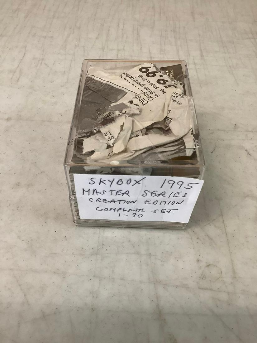 Lot of 1995 Skybox Master Series Creation Edition Complete Set 1-90 (1 of 1)