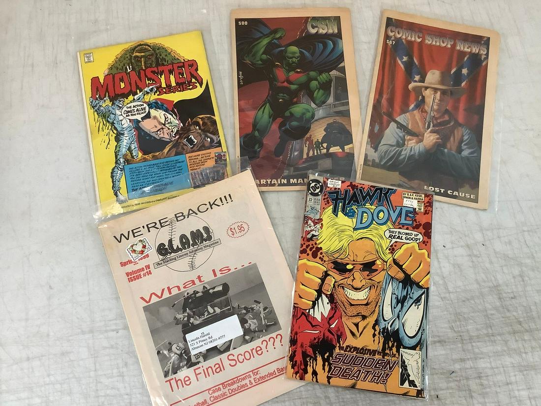 Monster Series Comic, Hawk & Dove Comic, and more (1 of 1)