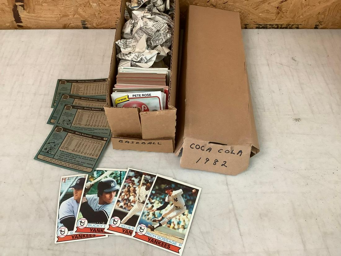 1982 Coca-Cola  and Burger King Baseball Cards (1 of 1)