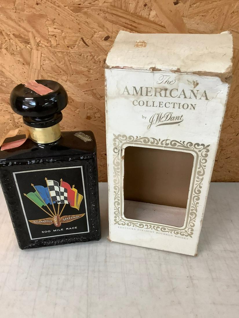 Americana Collection Kentucky Straight Bourbon Whisky Empty Bottle: Americana Collection Kentucky Straight Bourbon Whisky Empty Bottle