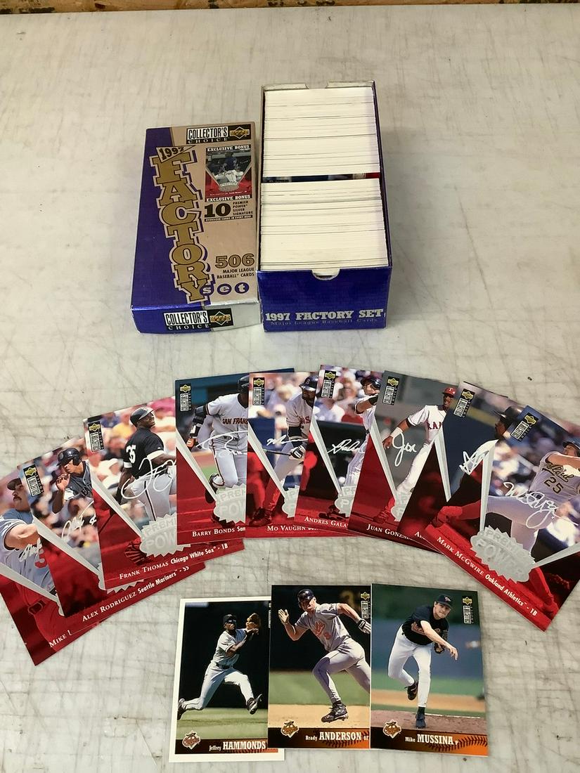 Box Full of Collectors Choice 1997 Upper Deck Baseball Cards (1 of 1)