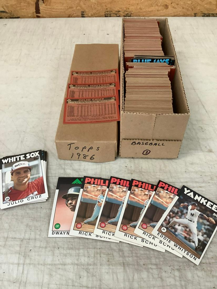Topps 1986 Baseball Cards (1 of 1)