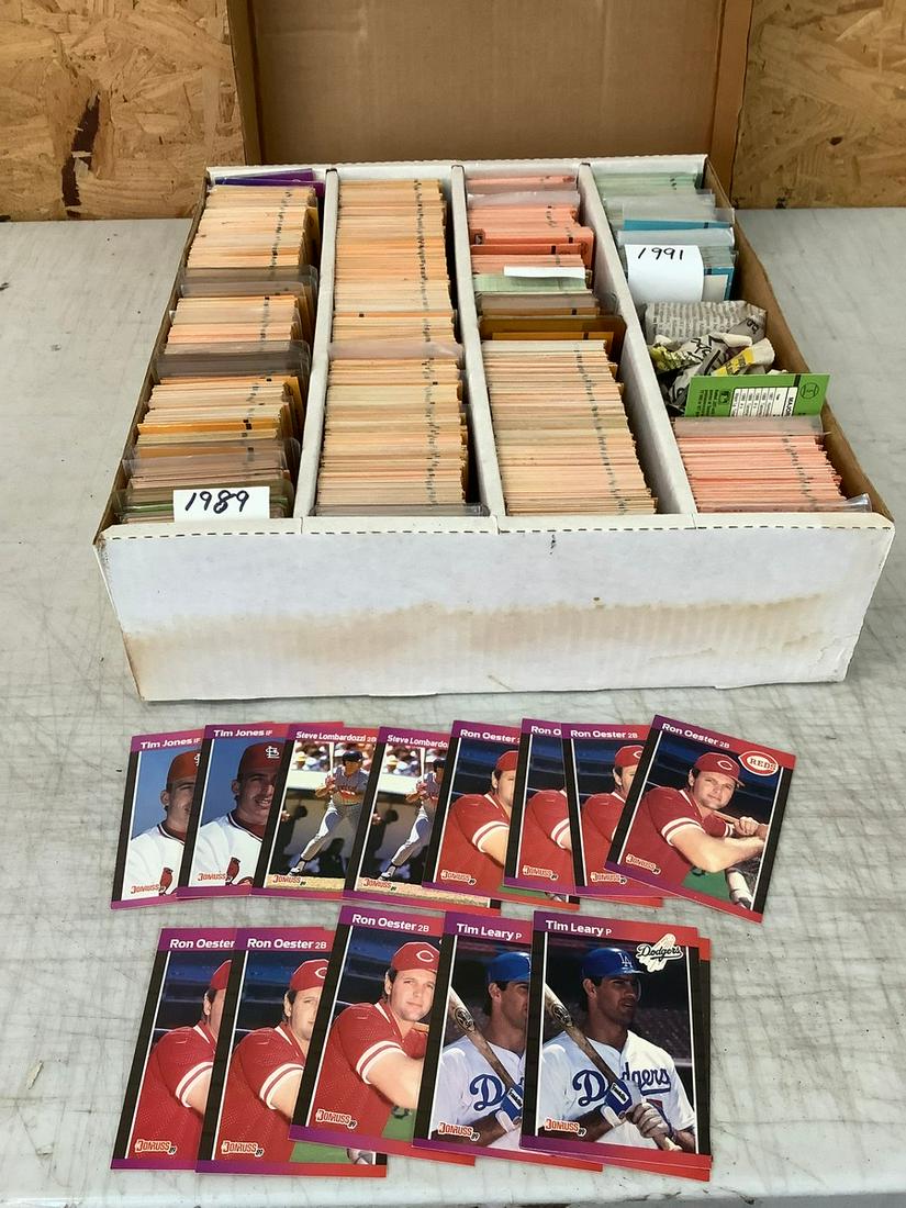 Giant Box of Donruss Baseball Cards Late 80's Early 90's (1 of 1)