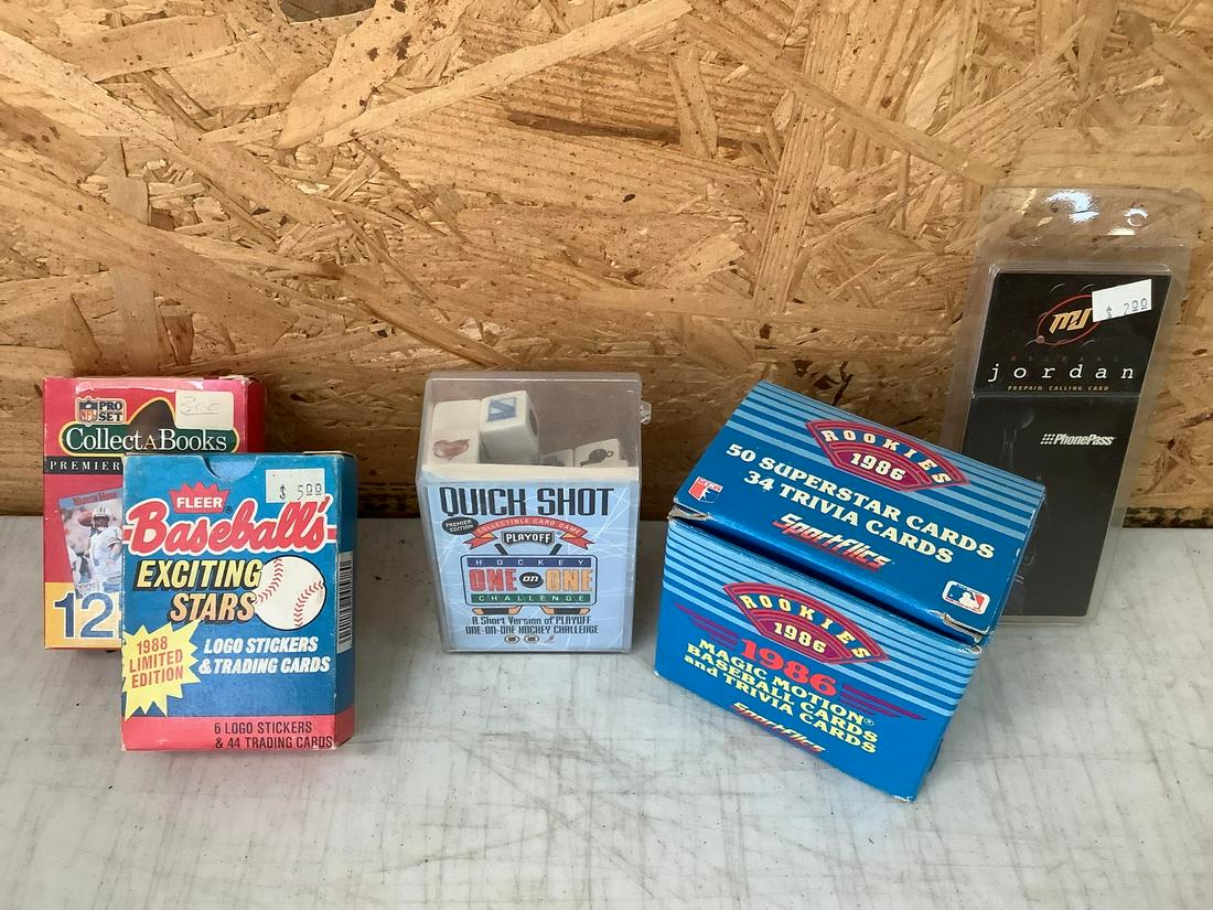 Rookie 1986 Baseball Cards,Quick Shot Game, and more (1 of 1)