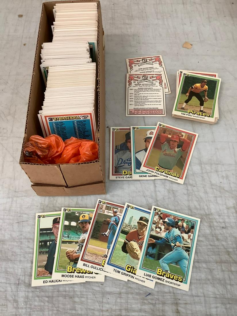 1981 Donruss Baseball Cards (1 of 1)