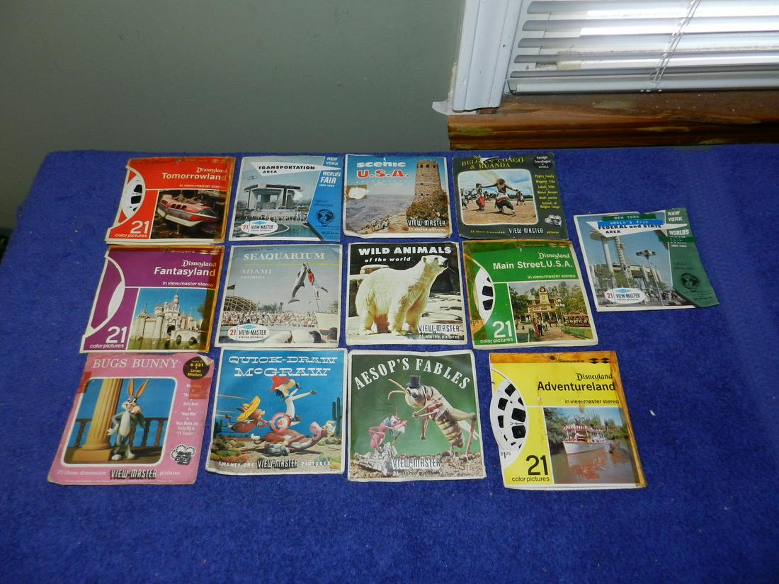 Lot Of Vintage View Master Reels (1 of 1)