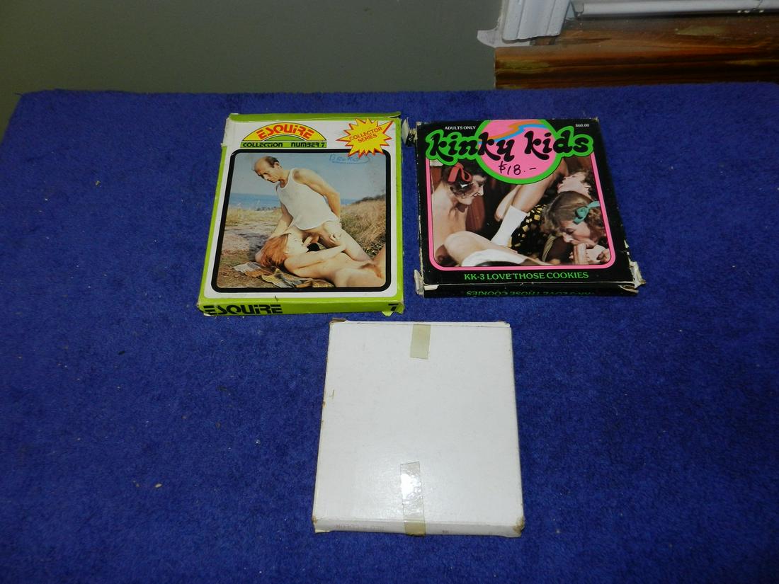 Lot Of 3 Vintage 8MM Adult Porn Films (1 of 1)