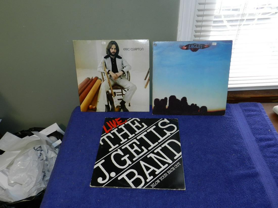 Lot of 3 Vintage Albums clapton Eagles J Geils (1 of 1)