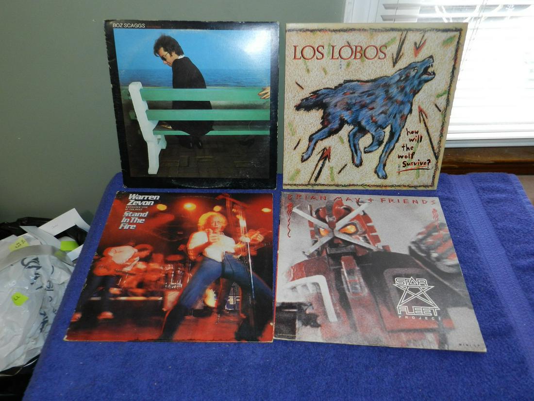 Lot Of 4 Vintage Albums Boz Scaggs Los Lobos Zevon Queen (1 of 1)