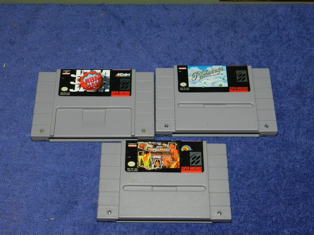 Lot of 3 SNES Super Nintendo Game Cartridges (1 of 1)