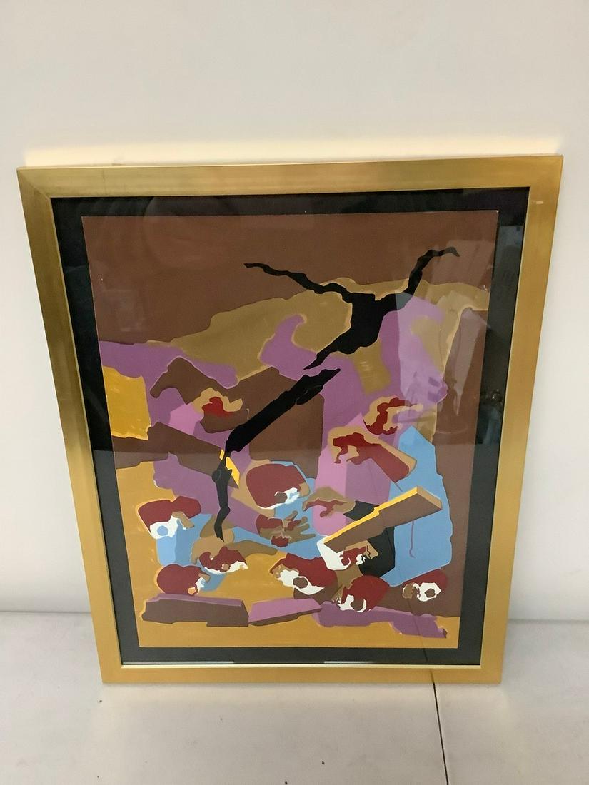 JAcob Lawrence silkscreen 12x15 (1 of 1)