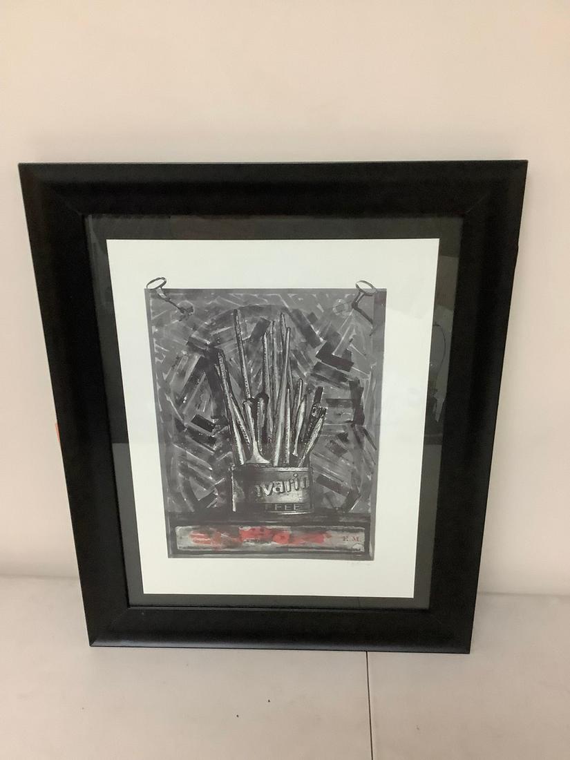 Jasper Johns Litho on wove paper 13x16 (1 of 1)