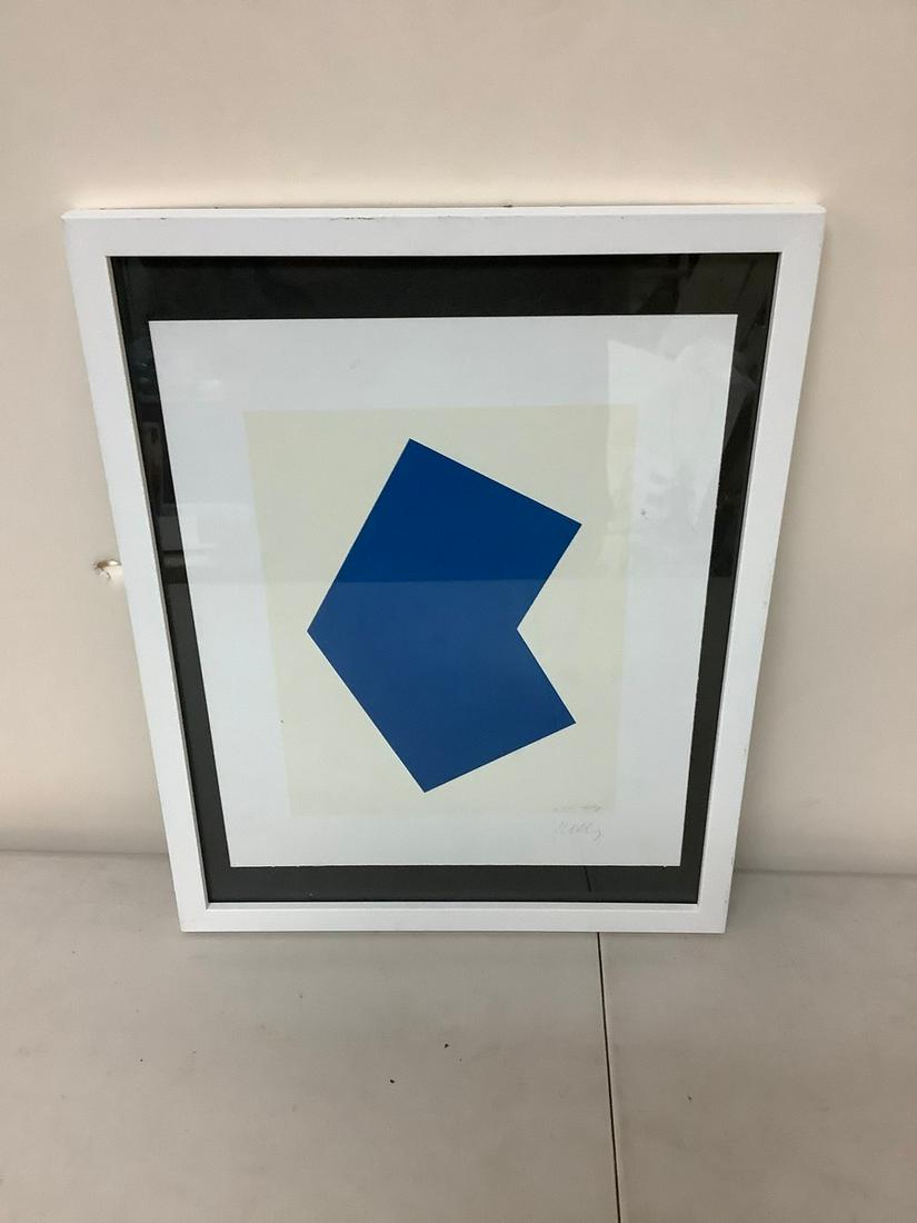 Ellsworth Kelly Signed print in color 12x15 (1 of 1)