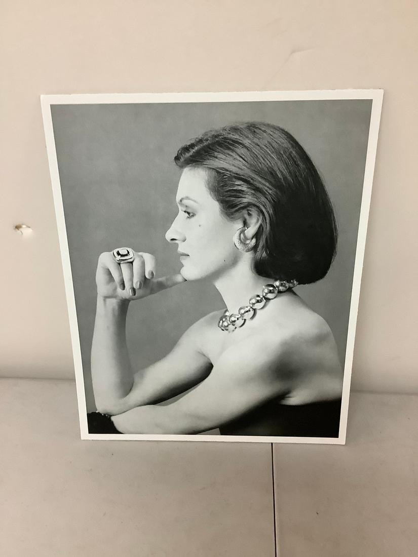Mapplethorpe Paloma Picasso print 6x4: Mapplethorpe Paloma Picasso print 6x4