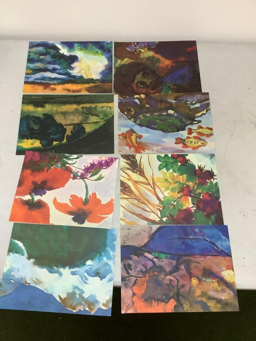 Emile Nolde Lot 1959 prints in color (1 of 1)