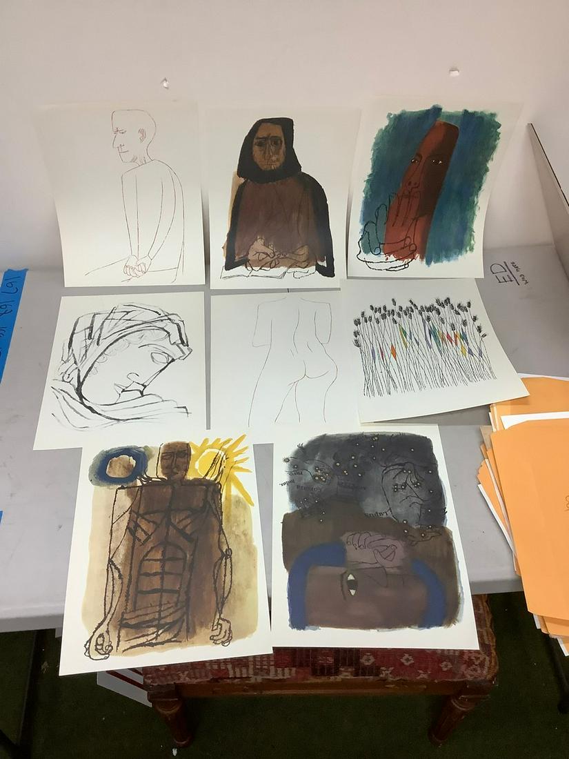 Ben Shahn lot of 8 lithographs: Ben Shahn lot of 8 lithographs