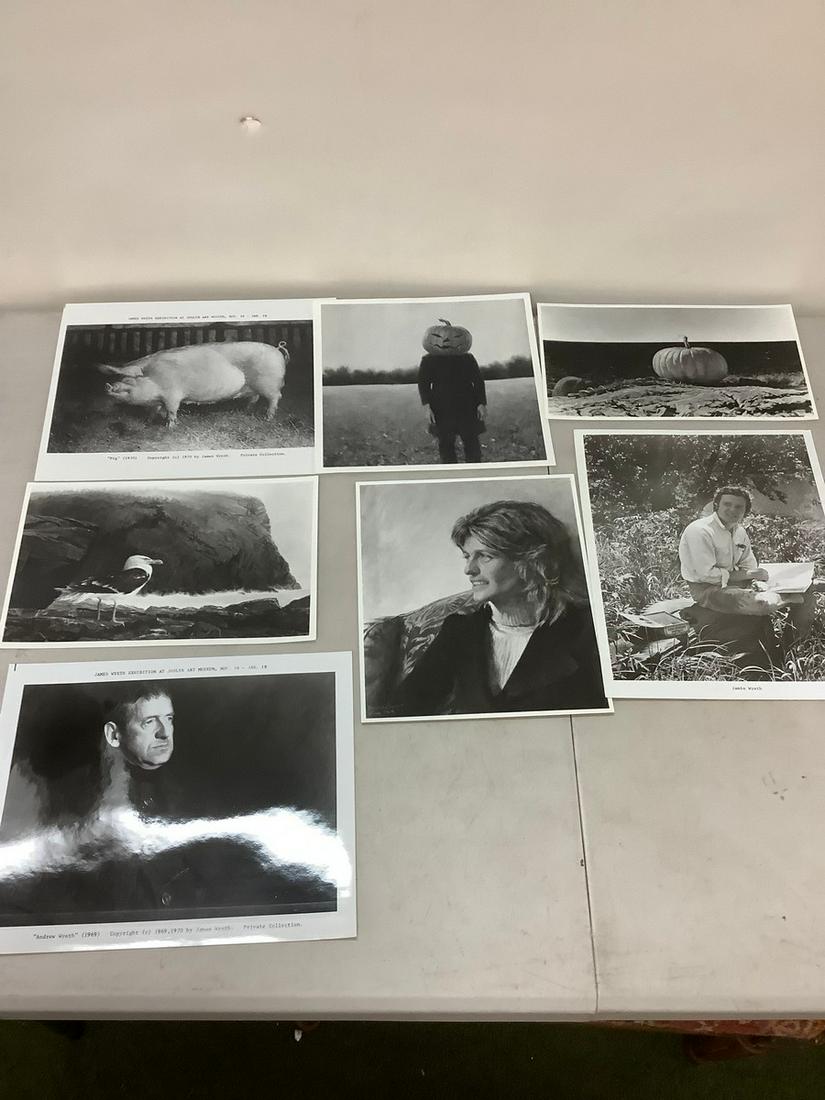Jamie Wyeth 1970's photographs lot of 7 (1 of 1)