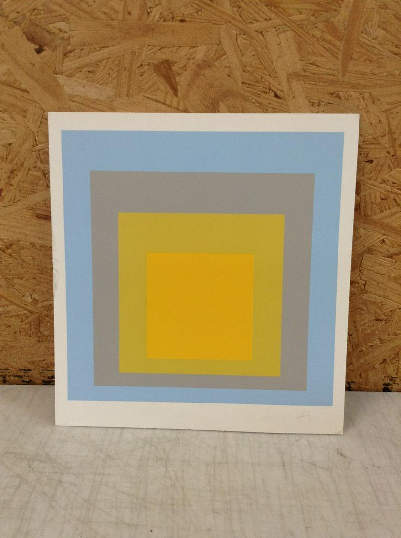 Josef Albers "Homage to Square" Silkscreen Signed 9.75X10.25" (1 of 1)