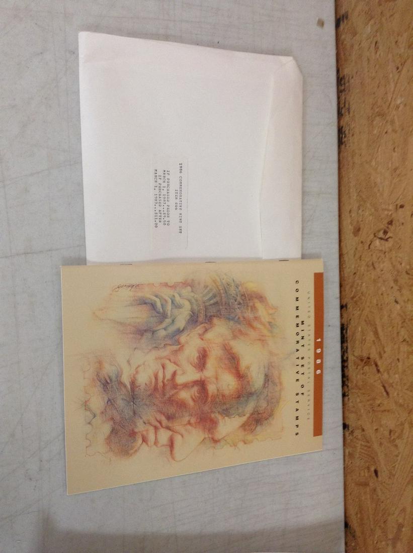 1986 Commemorative Mint Set of Stamps (1 of 1)