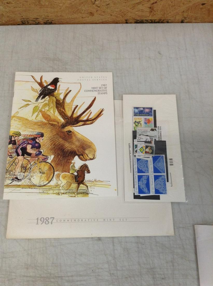 1987 Commemorative Mint Set of Stamps (1 of 1)