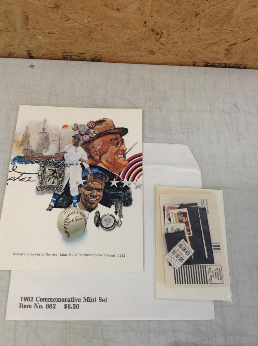 1982 Commemorative Mint Set of Stamps (1 of 1)
