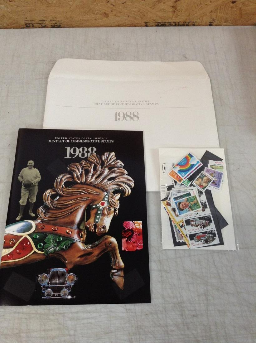 1988 Commemorative Mint Set of Stamps (1 of 1)