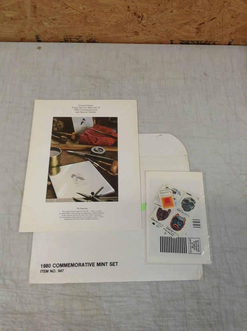 1980 Commemorative Mint Set of Stamps (1 of 1)