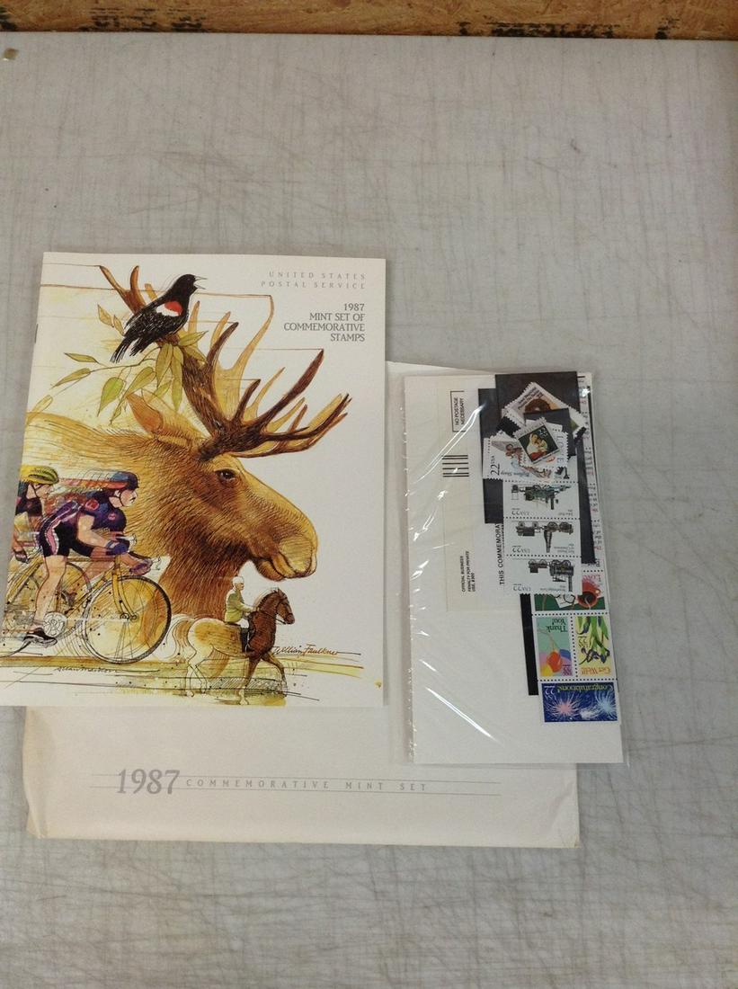 1987 Commemorative Mint Set of Stamps (1 of 1)