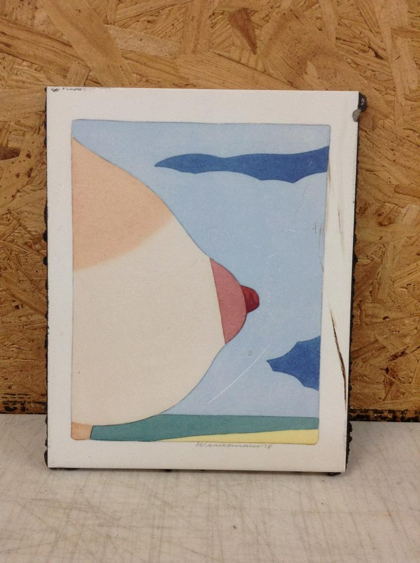 Tom Wesselmann Ceramic Tile 10X8": Tom Wesselmann Ceramic Tile 10X8"