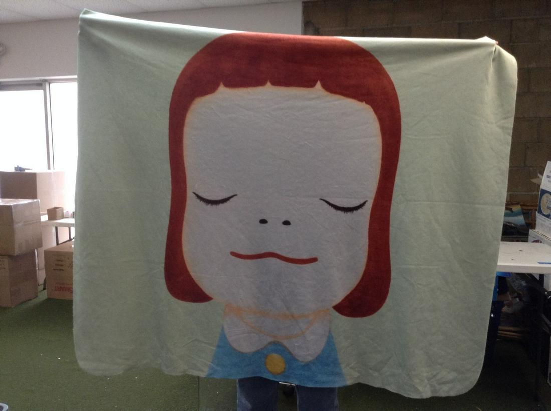 Yoshitomo Nara Blanket: Yoshitomo Nara Blanketmeasures 60" H x 50" W