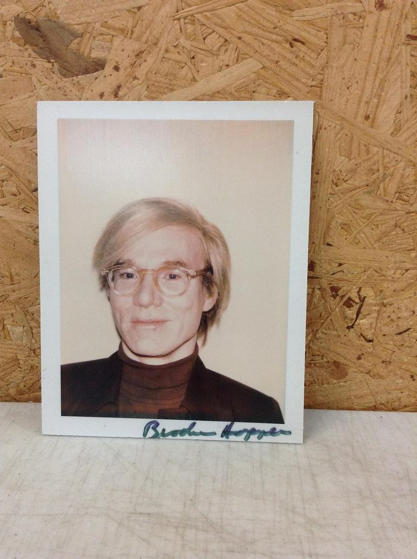 Andy Warhol Photographic Print 6X7.5": Andy Warhol Photographic Print 6X7.5"