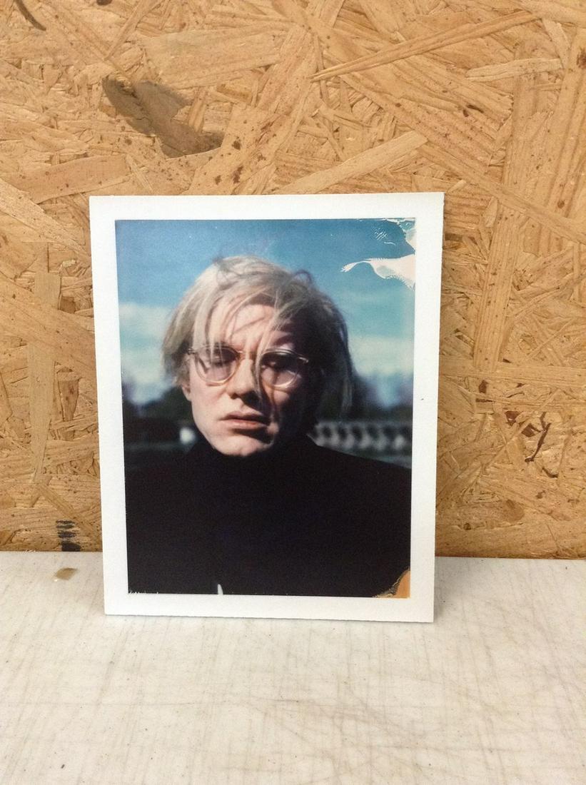 Andy Warhol Photographic Print 5.75X7.5": Andy Warhol Photographic Print 5.75X7.5"
