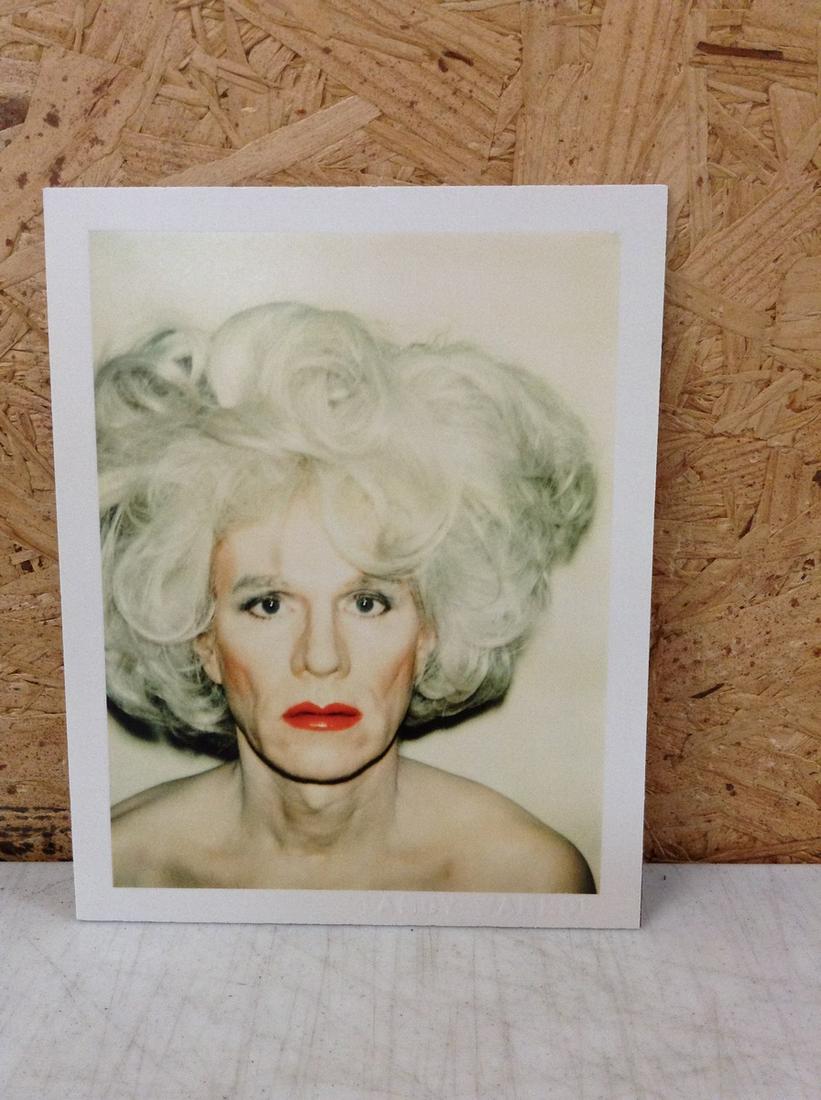 Andy Warhol Photographic Print 7.5X5.75": Andy Warhol Photographic Print 7.5X5.75"