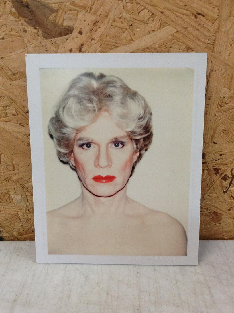 Andy Warhol Photographic Print 7.5X5.75": Andy Warhol Photographic Print 7.5X5.75"