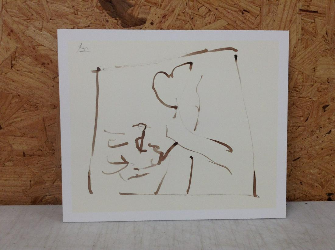 Robert Motherwell Print in Colors 9.25x7.75" (1 of 1)