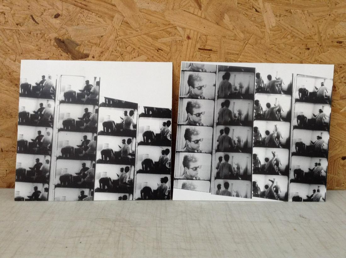 Larry Clark Contact Sheets Lot of 2 Prints in Color Largest 8.75X8" (1 of 1)