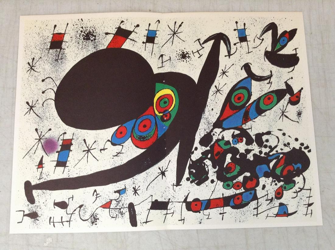 Joan Miro Lithograph circa 1960's 13.75X18.75" (1 of 1)