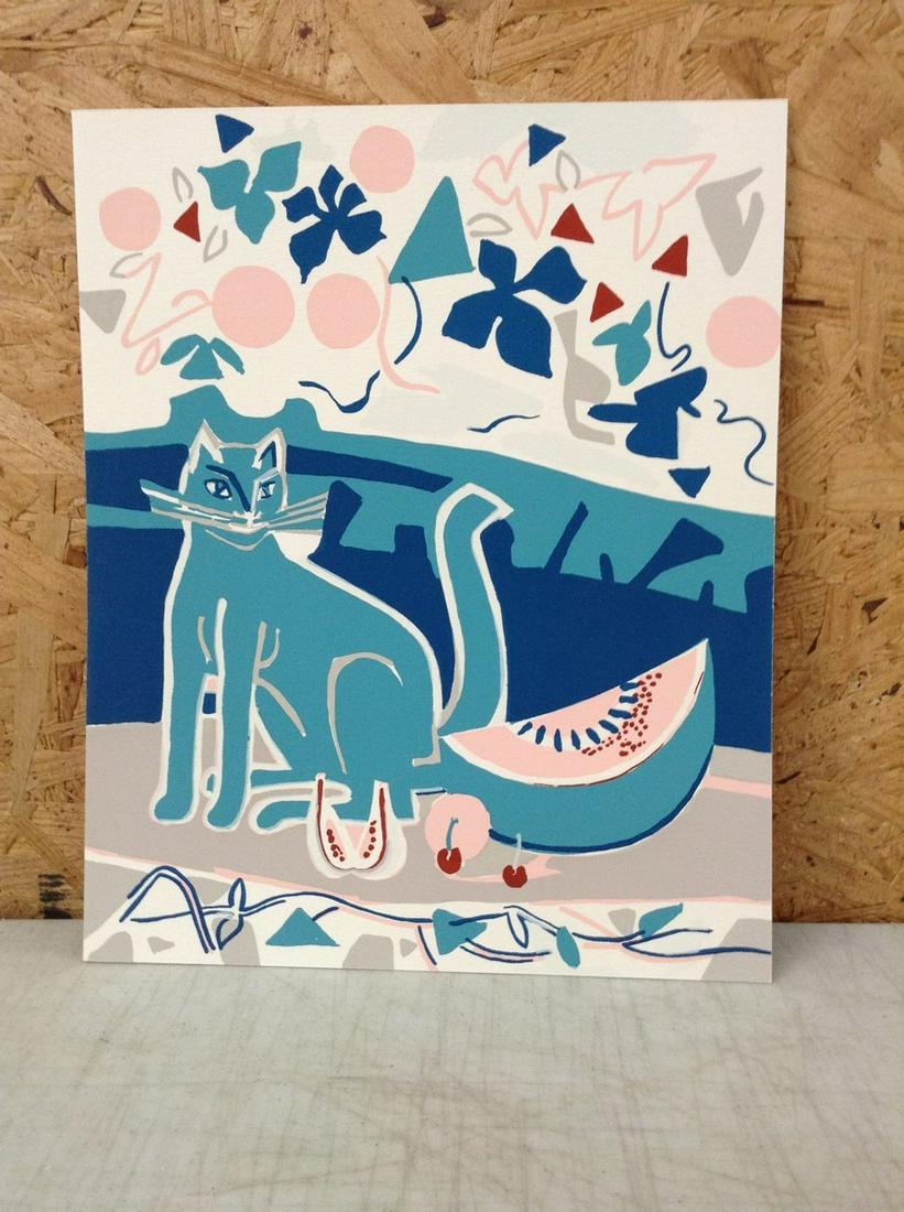 Francoise Gilot Silkscreen 11X9" (1 of 1)