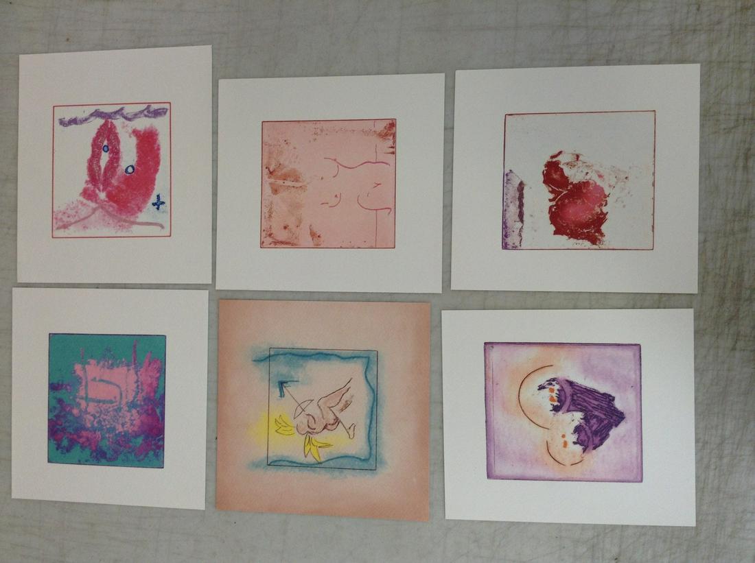Helen Frankenthaler Lot of 6 Lithos Largest 6.5X7.5" (1 of 1)