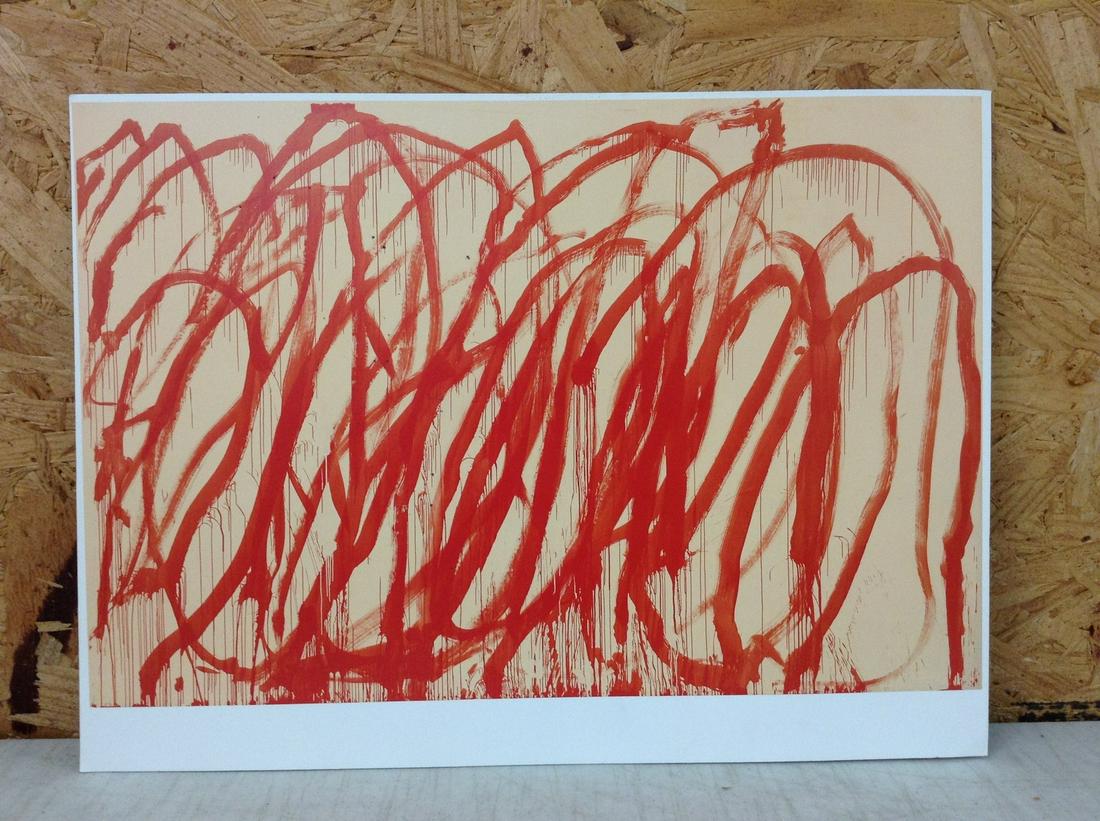 Cy Twombly Offset Print 15X11" (1 of 1)
