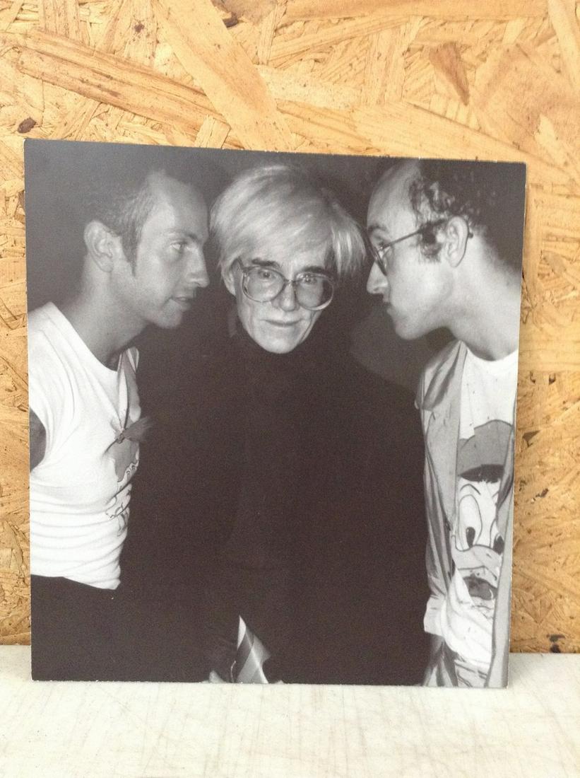 Keith Haring, Andy Warhol, and Kenny Scharf Print in Colors 9.75X9" (1 of 1)