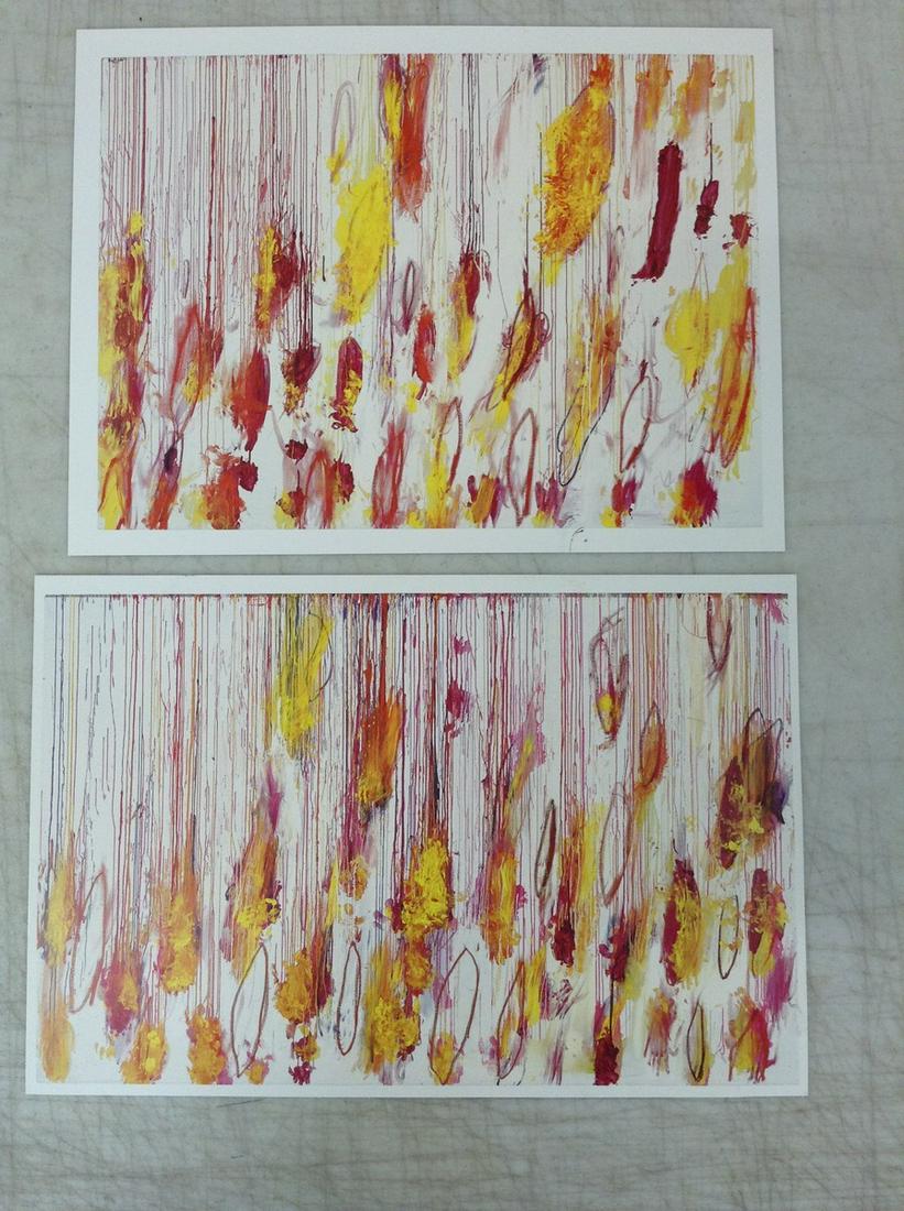 Cy Twombly Offset Litho Largest 11X7.25" (1 of 1)