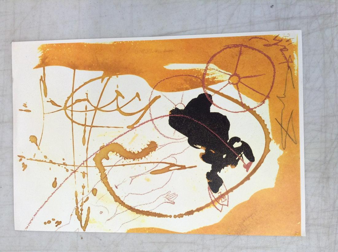 Salvador Dali Signed Lithograph from the Jerusalem Bible 11.5X7.75": Salvador Dali Signed Lithograph from the Jerusalem Bible 11.5X7.75"