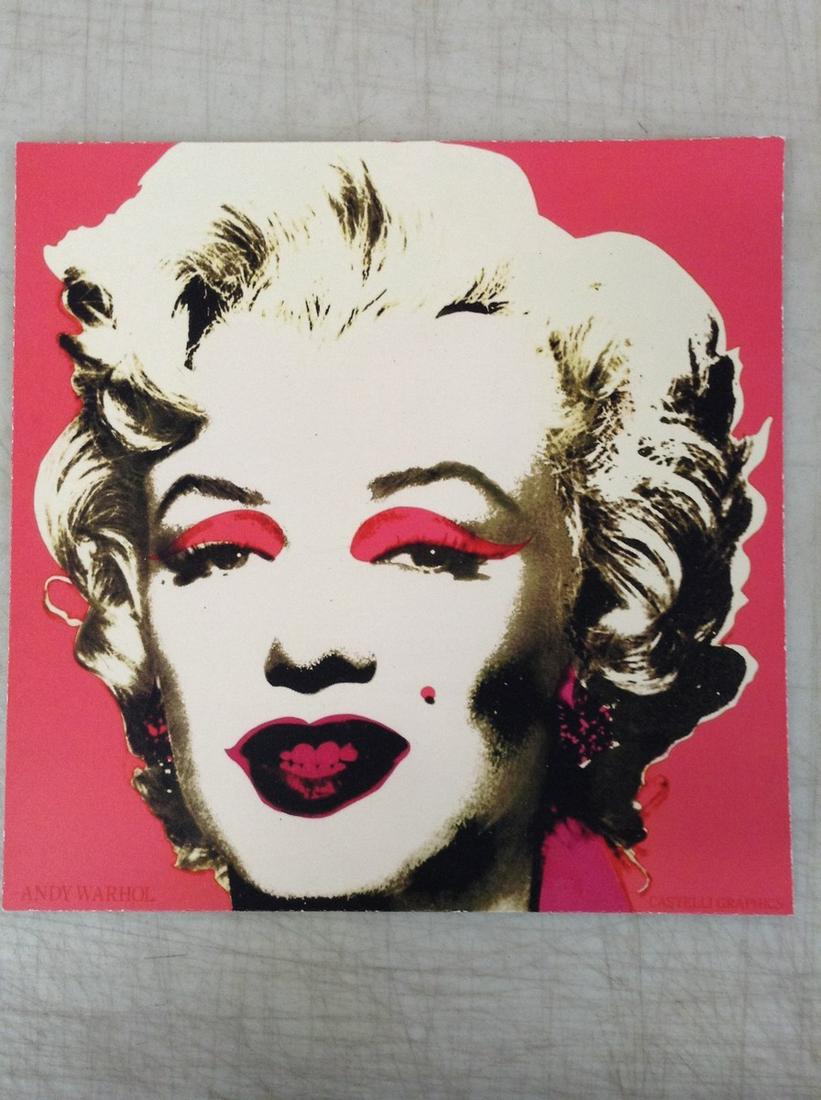 Castelli Andy Warhol Offset Print Mounted to Cardstock 11.75X11.75" (1 of 1)
