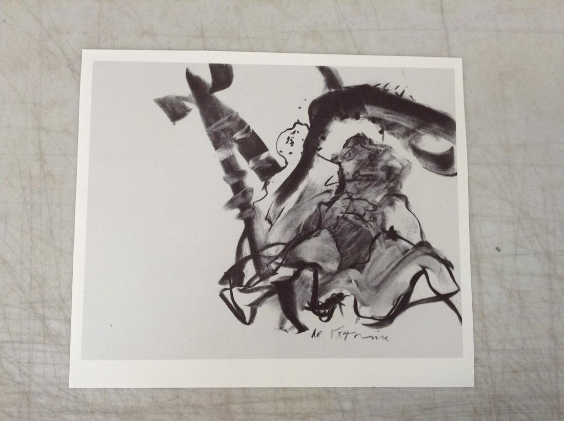 Willem De Kooning Lithograph on Arches Paper 9.25X8" (1 of 1)