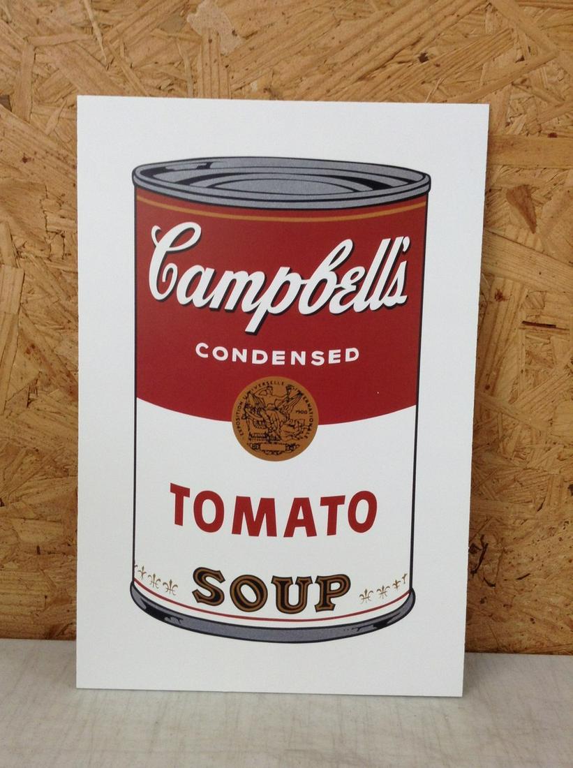 After Andy Warhol Campbell's Tomato Soup Print 13.25X9" (1 of 1)