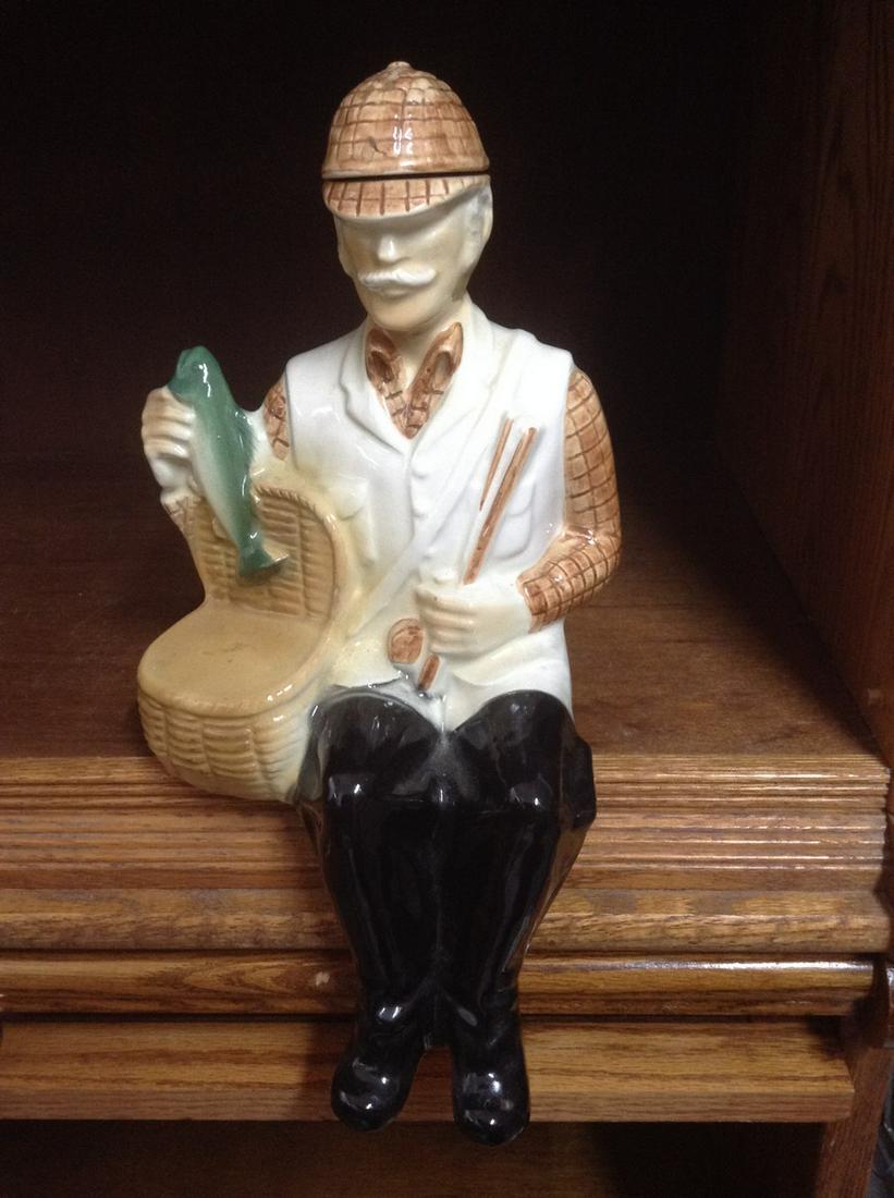 1969 Ballatine Fisherman Liquor Bottle: 1969 Ballatine Fisherman Liquor Bottle