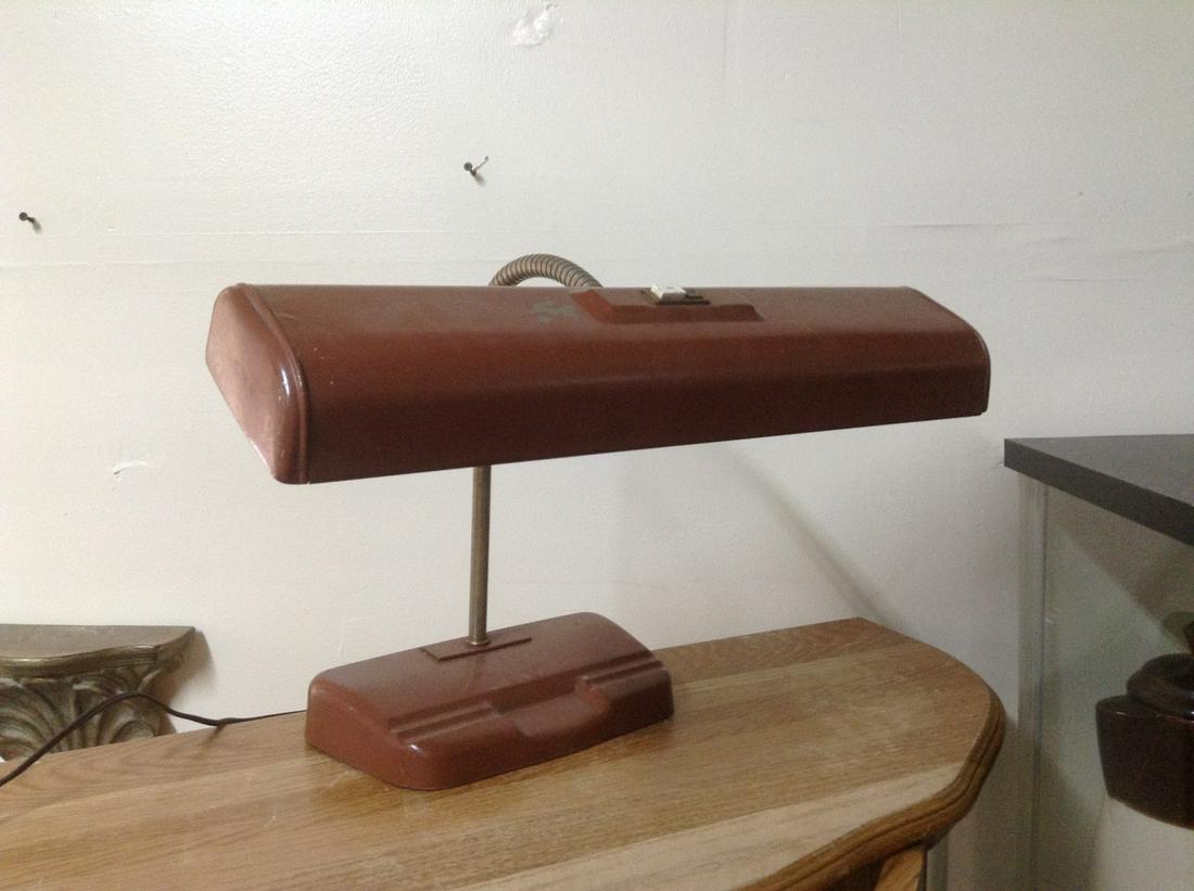 Heavy Metal Vintage Bendable Desk/Work Light 18" across (1 of 1)